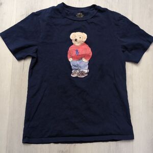 POLO RALPH LAUREN Polo Bear T-shirt Size L/G(14-16) Short Sleeve Bought In JAPAN